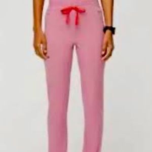 Figs chalk pink scrub bottoms